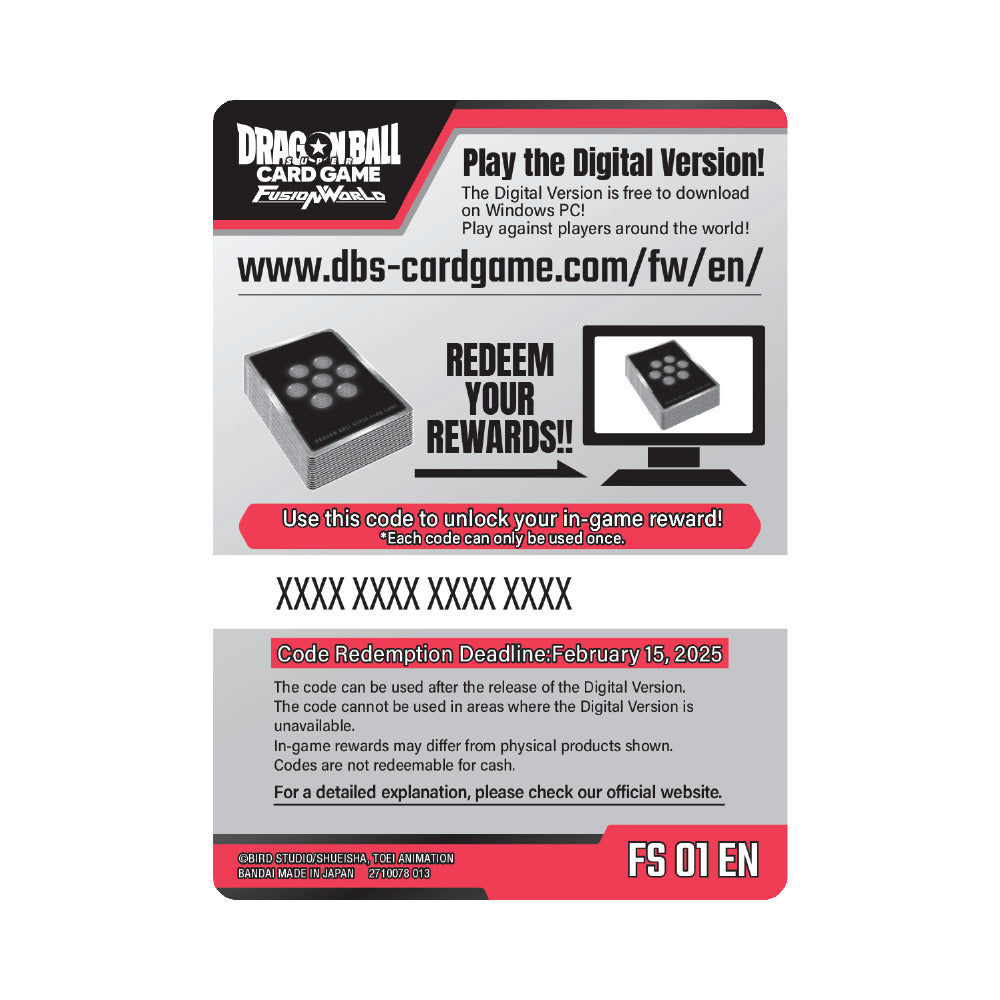 Dragon Ball Super - Awakened Pulse FB01 Booster Pack