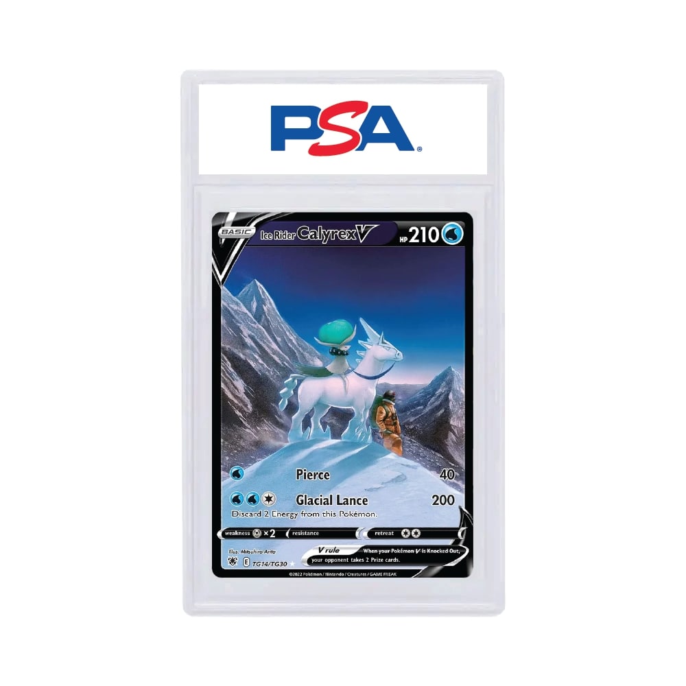 2022 Pokémon Astral Radiance Ice Rider Calyrex V Full Art PSA 9