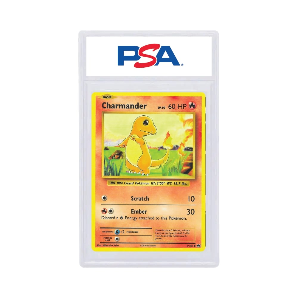 2016 Pokémon XY Evolutions Charmander PSA 9