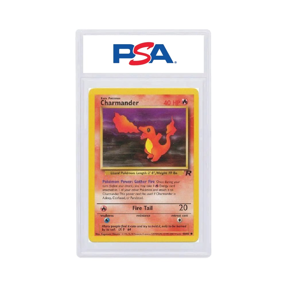 2000 Pokémon Rocket Charmander PSA 9