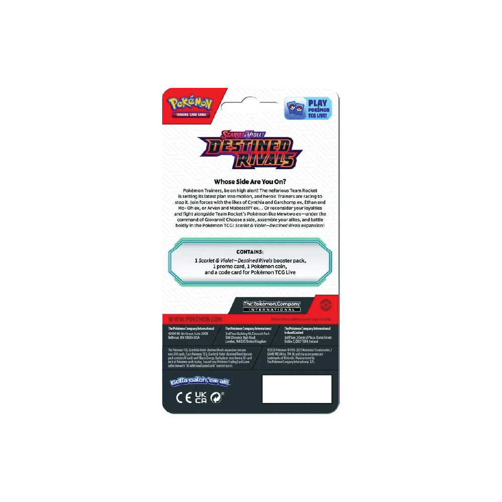 Pokemon - Scarlet & Violet Destined Rivals Checklane Blister