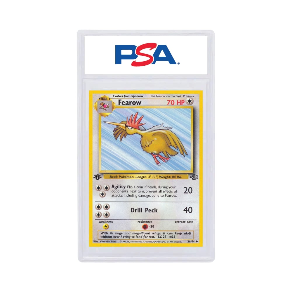 1999 Pokémon Jungle Fearow 1st Edition PSA 9