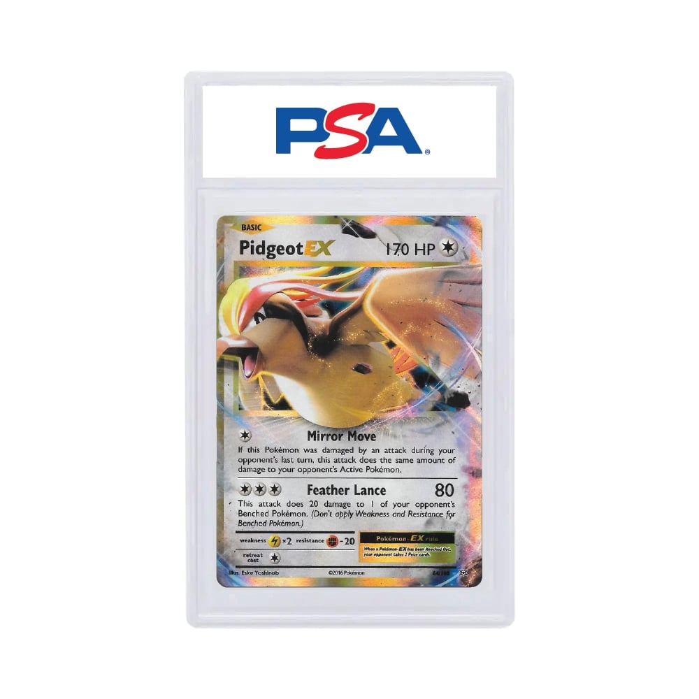 2016 Pokémon XY Evolutions Pidgeot EX PSA 9