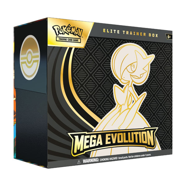 Pokémon TCG Mega Evolution Elite Trainer Box featuring Mega Gardevoir design