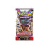 Paldea Evolved Booster Pack z 10 Pokémon kartami, osnovno energijo in kodo za Pokémon TCG Online, karte se razlikujejo.