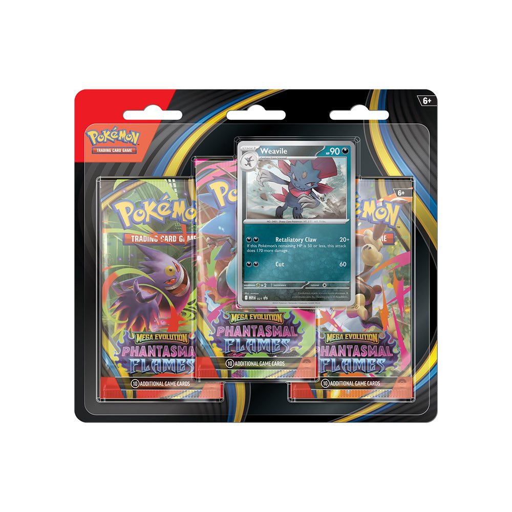 Pokemon - Phantasmal Flames 3-Pack Blister