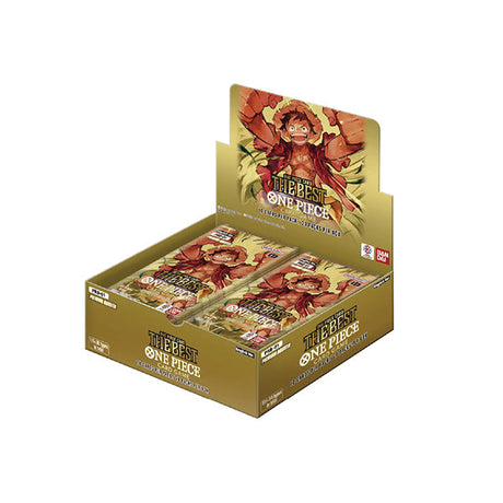 One Piece TCG booster box with Luffy artwork – trading card game set
