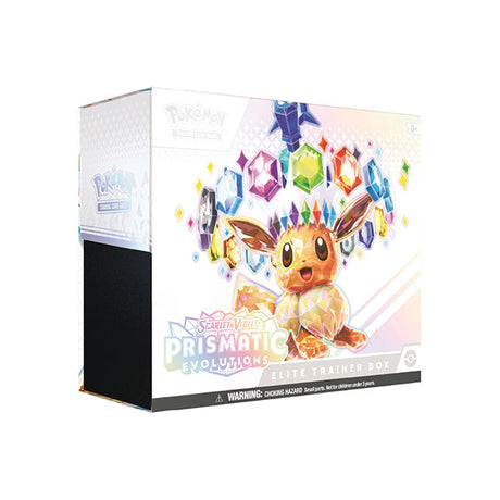 Pokémon TCG Scarlet & Violet Prismatic Evolutions Elite Trainer Box – Eevee design