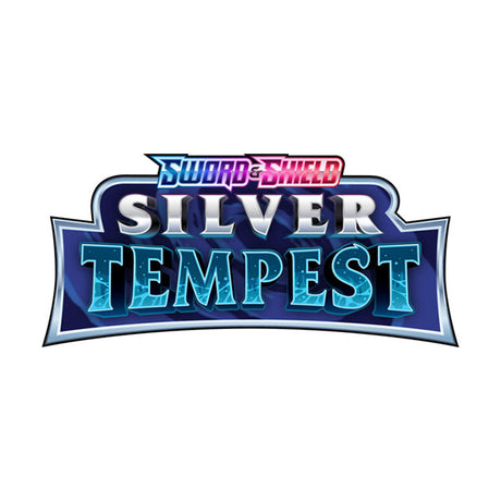 Pokémon TCG Sword & Shield Silver Tempest expansion logo