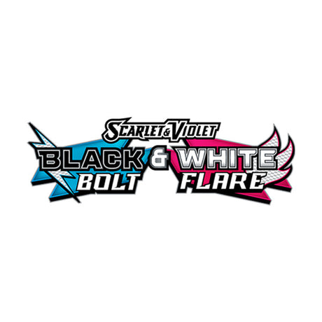 Pokémon TCG Scarlet & Violet Black Bolt & White Flare expansion logo