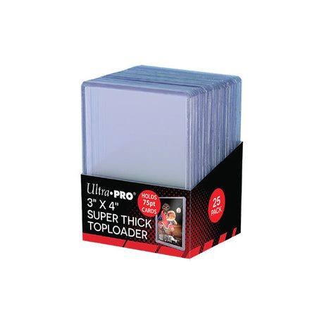 Ultra PRO 3x4 super thick toploaders – 25 pack for trading cards