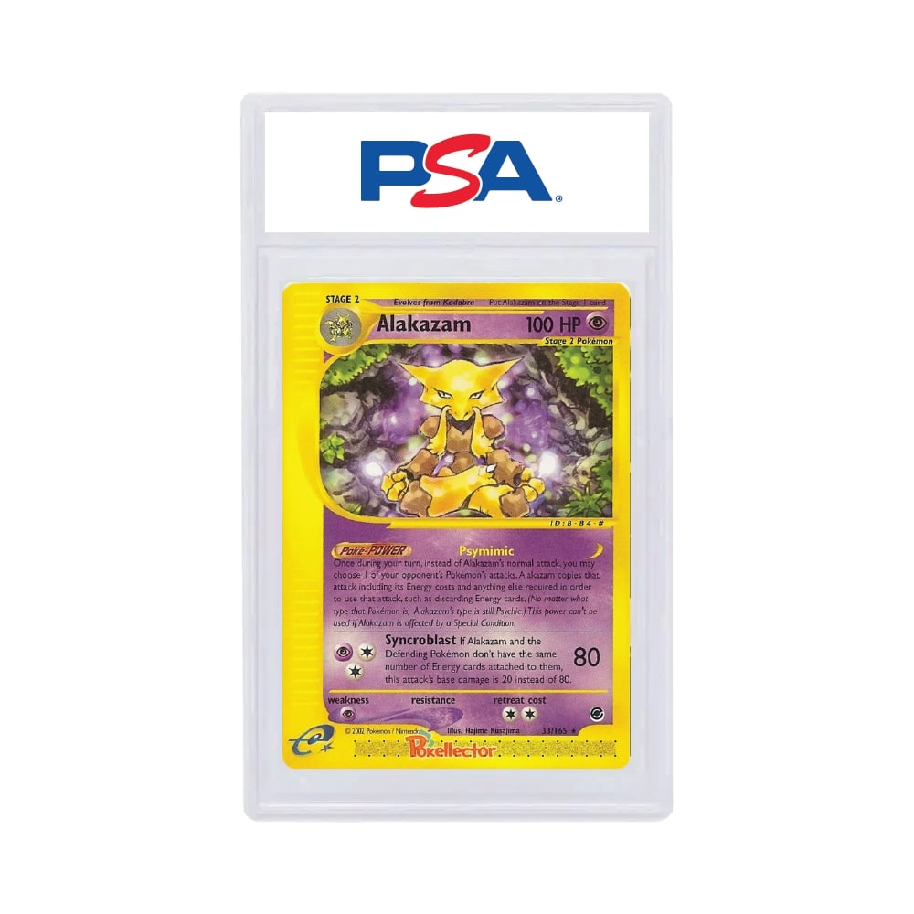2002 Pokémon Expedition Alakazam PSA 9