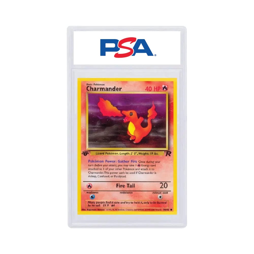 2000 Pokémon Rocket Charmander 1st Edition PSA 9