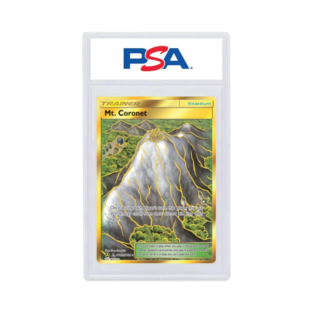 2019 Pokémon Hidden Fates MT. Coronet Full Art PSA 7