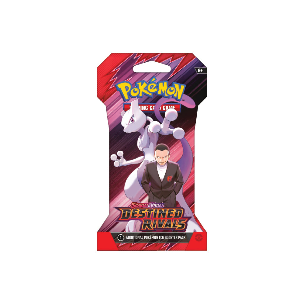 英語版 ポケモン DESTINED RIVALS ブースターパック　8パック Pokemon - Scarlet & Violet Destined Rivals Sleeved Booster