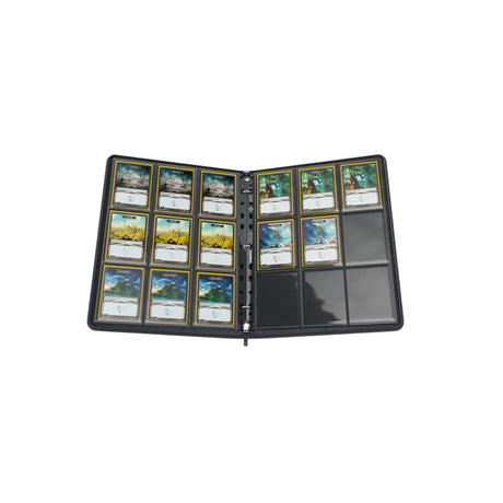 Gamegenic Zip up ring Slim binder Black