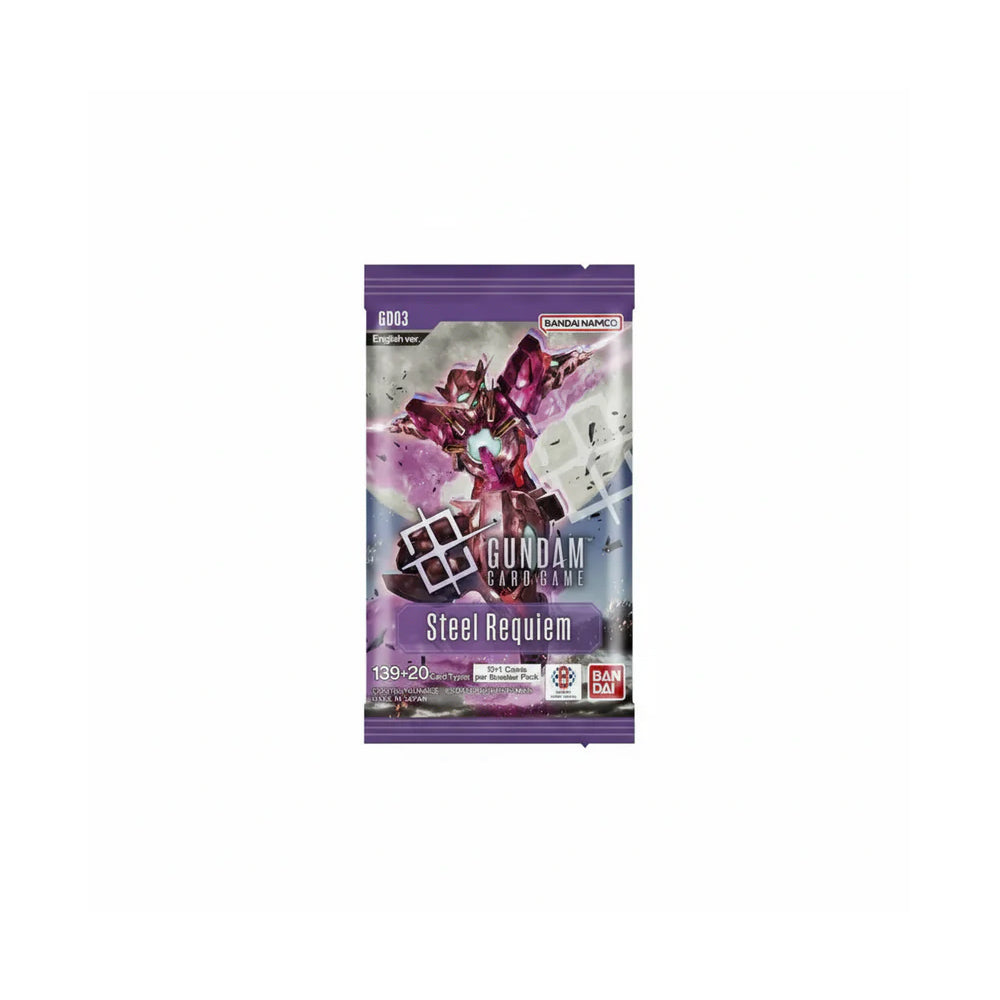 Gundam - GD03 Booster Box Steel Requiem – PokePower