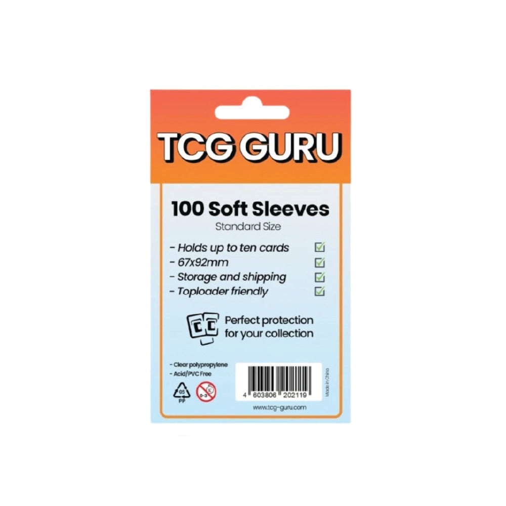 TCG Guru Soft Trading Card Penny Sleeves