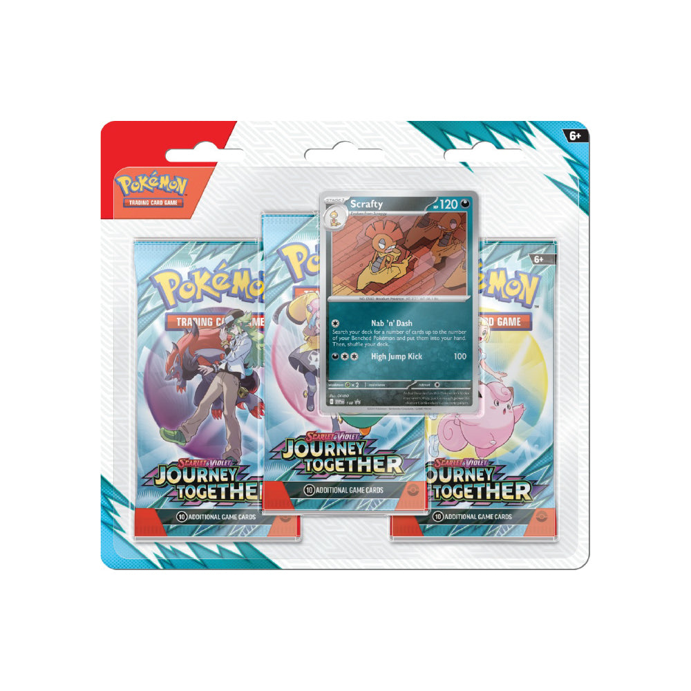 Pokemon - Scarlet & Violet Journey Together 3-Pack Blister