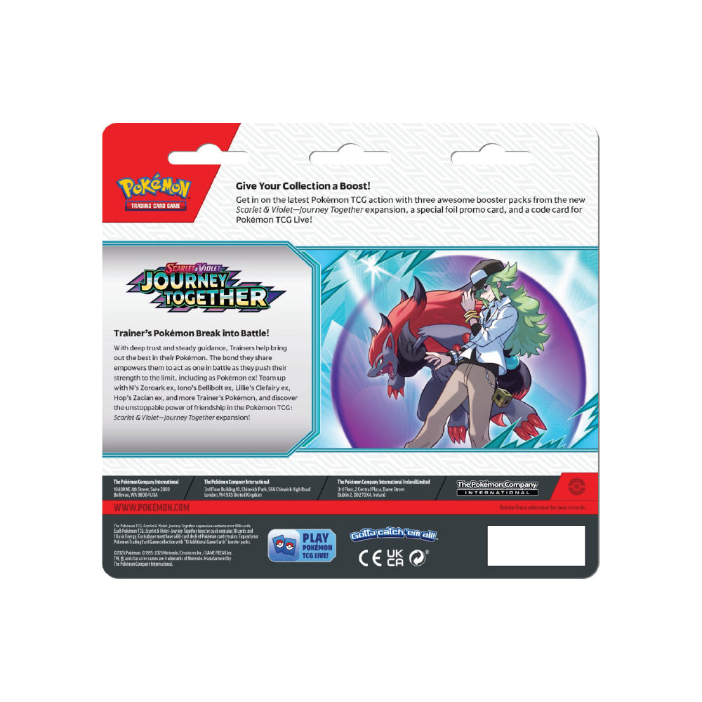 Pokemon - Scarlet & Violet Journey Together 3-Pack Blister