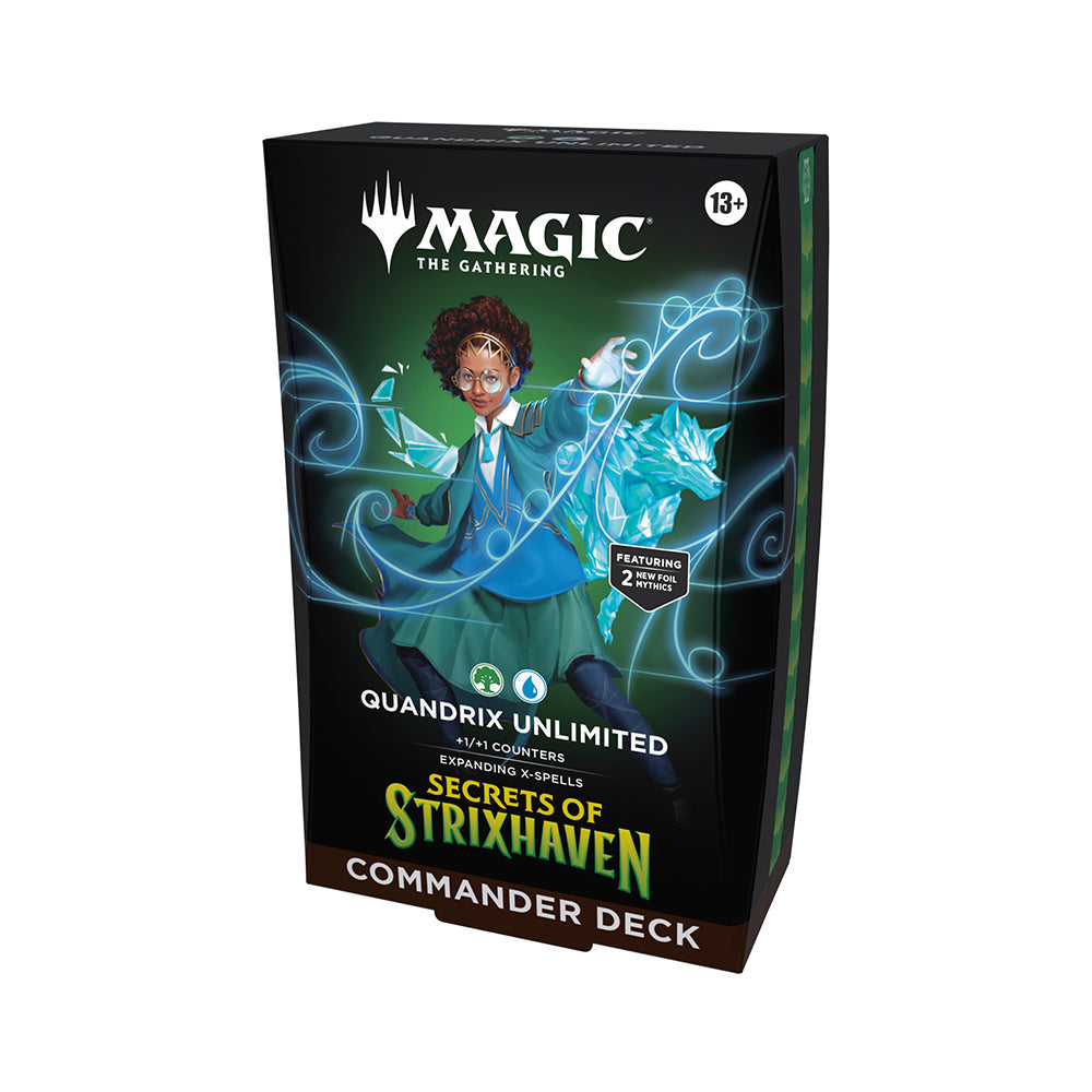 Secrets of Strixhaven commander deck Quandrix Unlimited