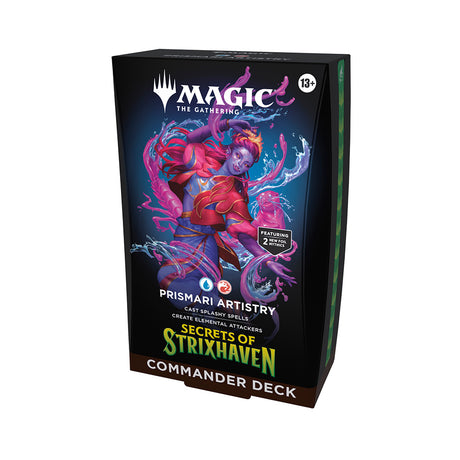 Secrets of Strixhaven commander deck Prismari Artistry