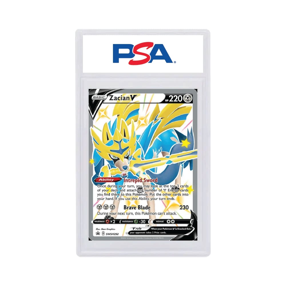 2023 Pokémon Black Star Promo Zacian V PSA 10 – PokePower