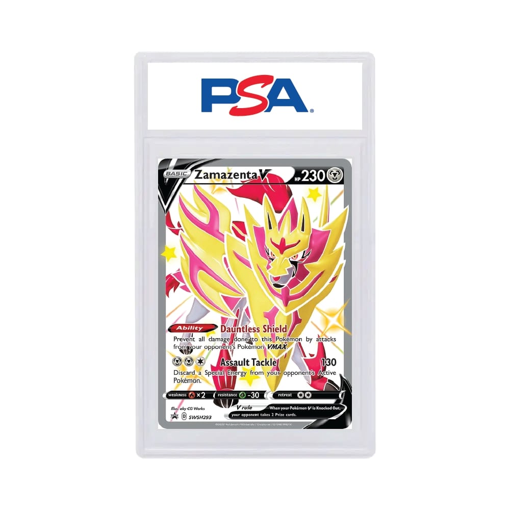 Pokemon 2 store PSA cards. Drowzee & Zamazenta