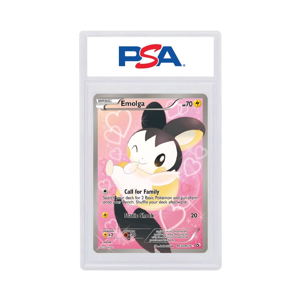 2013 Pokémon Legendary Treasures Emolga Full Art PSA 8 – PokePower