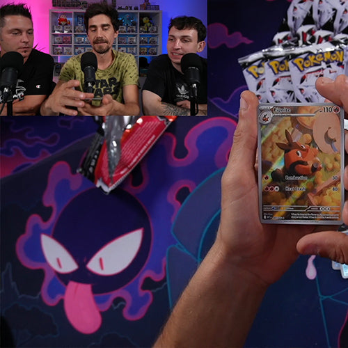 PokePower YouTube stream showing Pokémon TCG card opening and discussion.