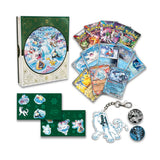 Pokémon praznični koledar 2024 vsebuje folijske karte, Pokémon TCG booster pakete, kovance in obesek Chien-Pao.