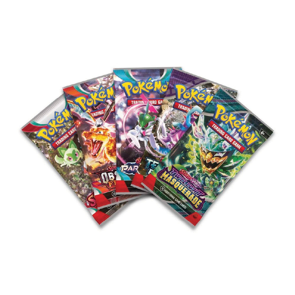 Pokémon adventni koledar s folijskimi kartami, Pokémon TCG booster paketi in vsakodnevnimi prazničnimi presenečenji za leto 2024.