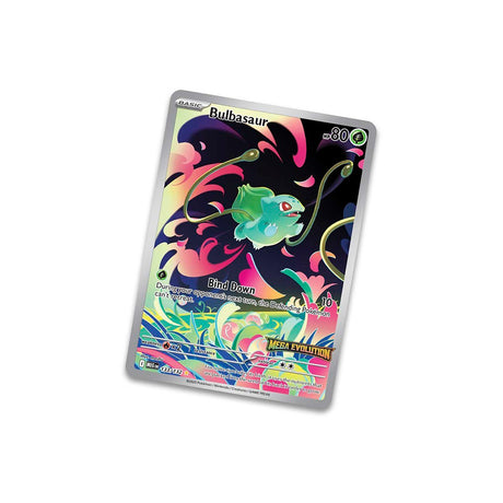 Pokemon TCG Mega Evolution Bulbasaur promo card illustration rare
