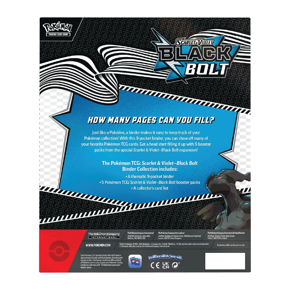 Pokemon - Scarlet & Violet Black Bolt Binder Collection