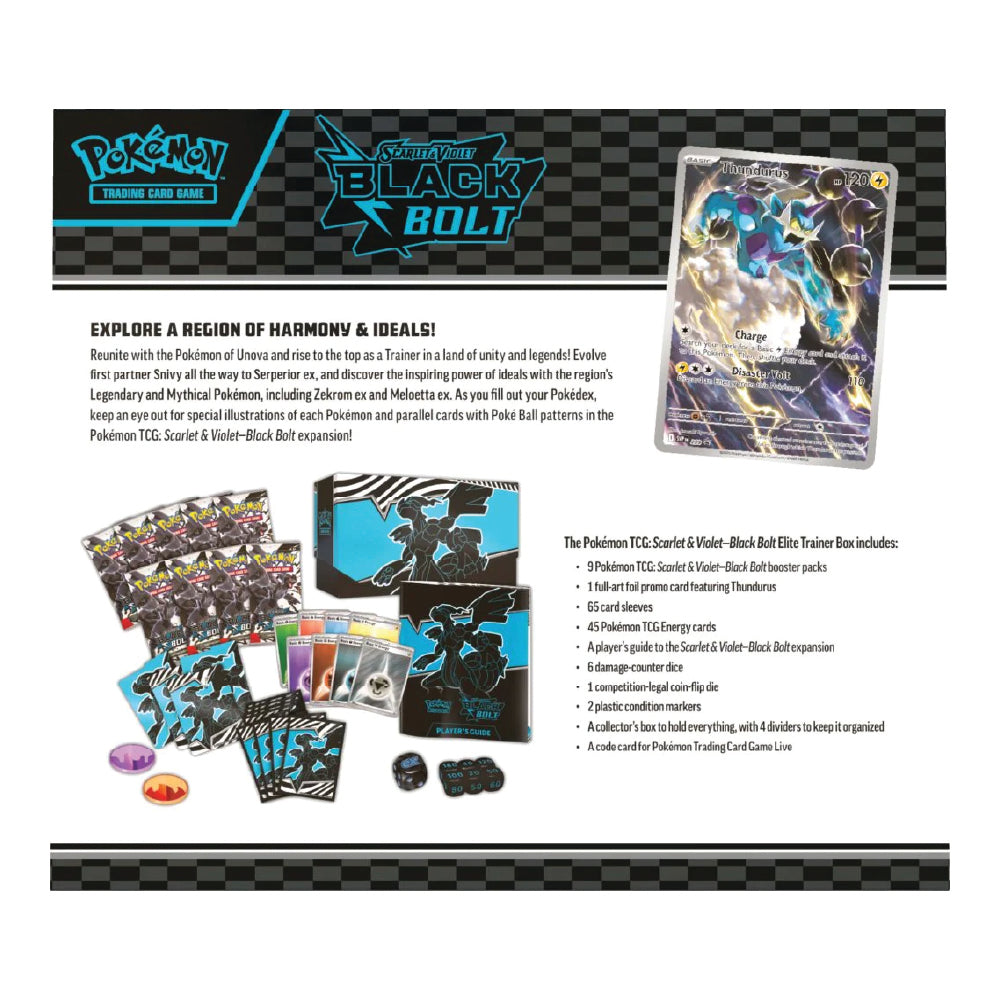 Pokémon - Scarlet & Violet Black Bolt Elite Trainer Box
