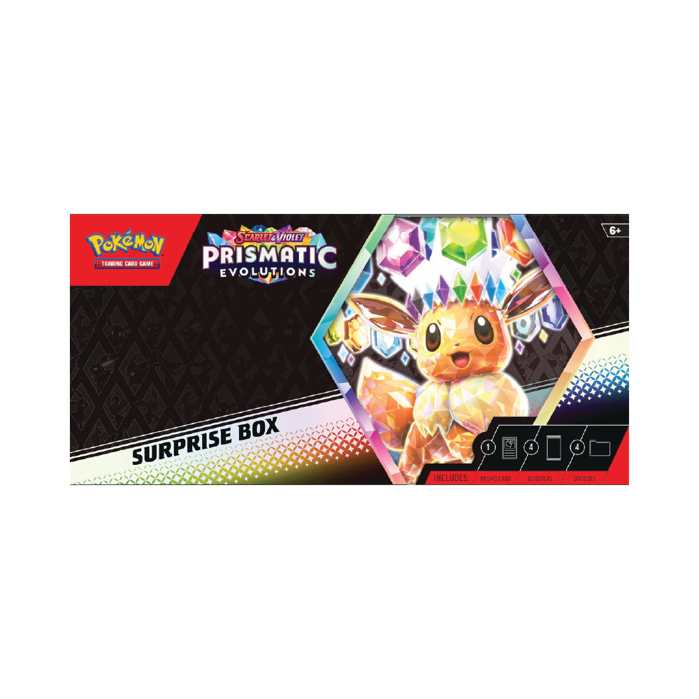 Pokemon scarlet & violet prismatic evolutions surprise box collection