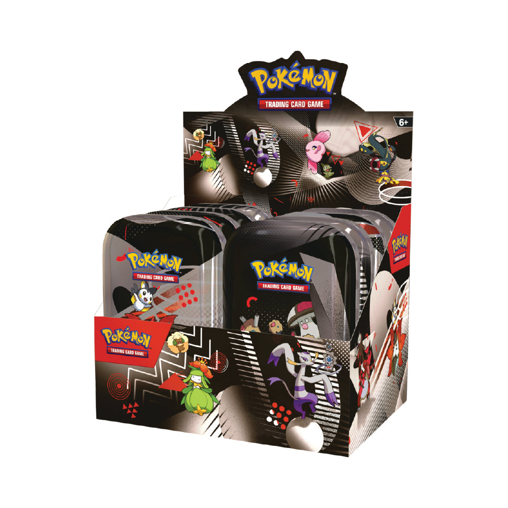 Pokemon - Scarlet & Violet Black Bolt & White Flare - Unova Mini Tin Display