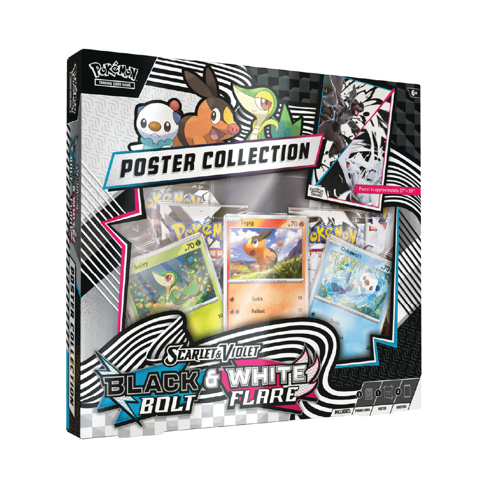 Pokemon - Scarlet & Violet Black Bolt & White Flare - Unova Poster Collection