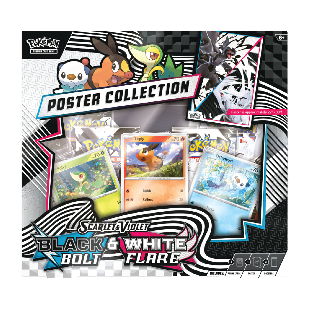 Pokemon - Scarlet & Violet Black Bolt & White Flare - Unova Poster Collection