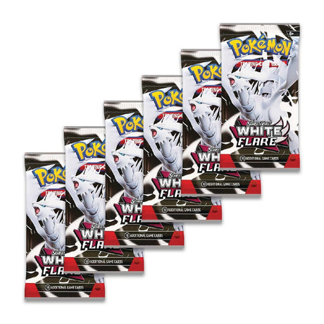 Pokemon Scarlet & Violet White Flare booster bundle 6 booster packs
