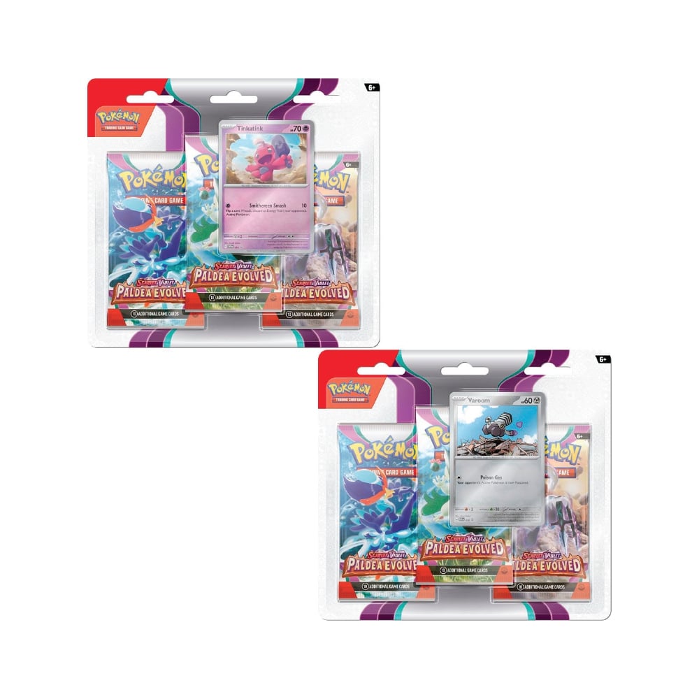 Pokemon scarlet & violet paldea evolved 3 pack blister