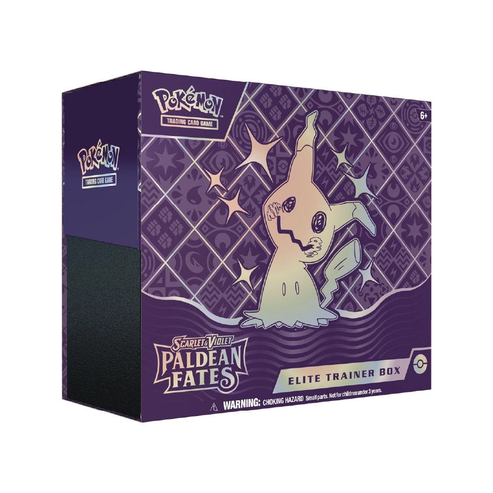 Pokemon scarlet & violet paldean fates elite trainer box