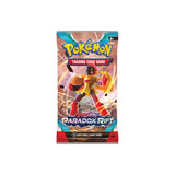 Pokémon Scarlet & Violet Paradox Rift Booster Pack z naključnimi Pokémon kartami in priložnostjo za redke Pokémon ex.