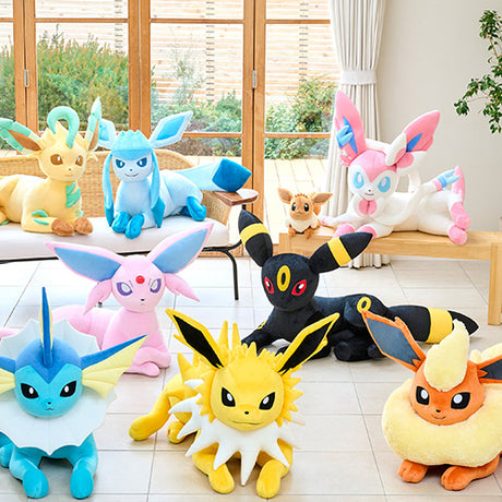 Pokémon Eevee and Eeveelution plush toys – full Pokémon plush collection
