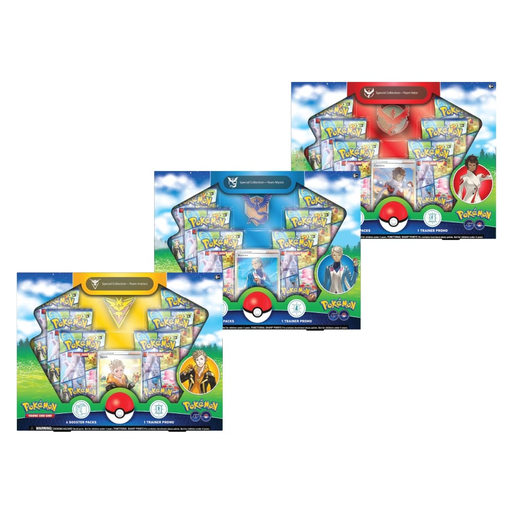 Pokemon go team special pin collection box