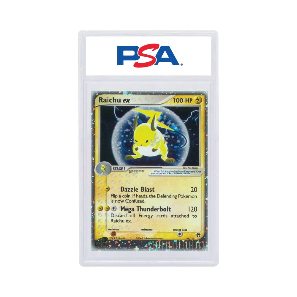 2003 Pokémon EX Sandstorm Raichu EX-Holo PSA 5