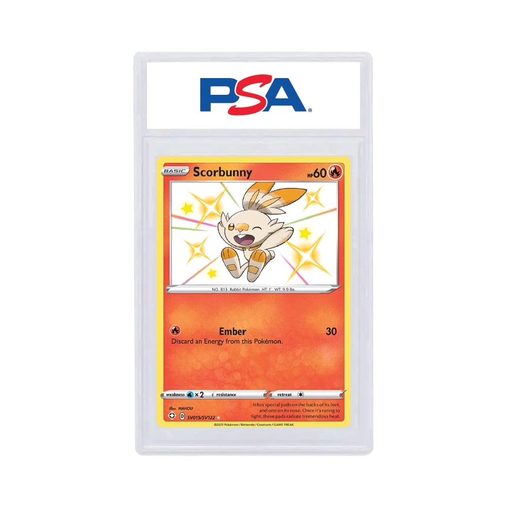 2021 Pokémon Shining Fates Scorbunny-Holo PSA 10