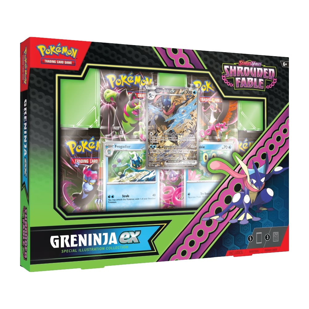 Pokemon scarlet & violet shrouded fable greninja ex special illustration collection