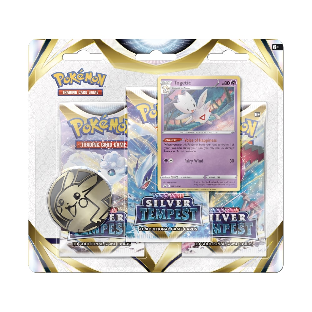 ポケカ 海外 Silver Tempest 3パック Pokemon - Silver Tempest 3-Pack Blister – PokePower