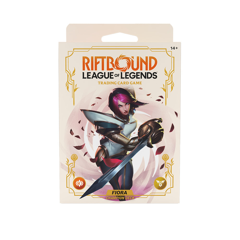 その他 RIFTBOUND LEAGUE OF LEGENDS Deck Fiora Riftbound: League of Legends TCG Spiritforged Champion Deck